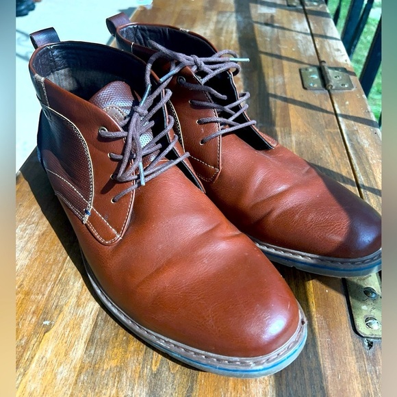 Nunn Bush Men's Size 12M “Newhall” Plain Toe Chukka Boot Brown - Picture 1 of 10
